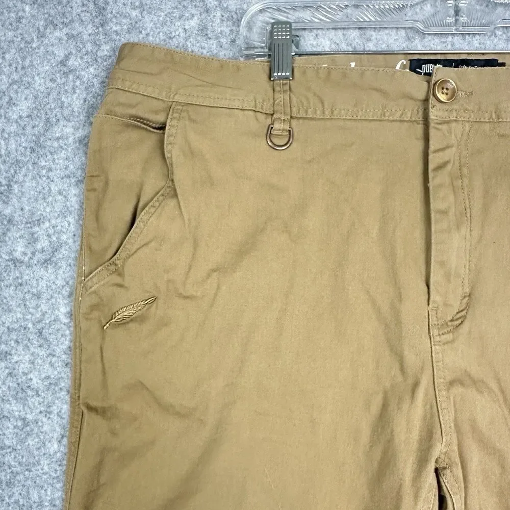 Publish Pants Mens Size 44 Tan Legacy Joggers Cotton Stretch Casual Preppy Logo